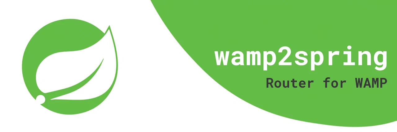 wamp2spring is a library used for setting up a WAMP router.